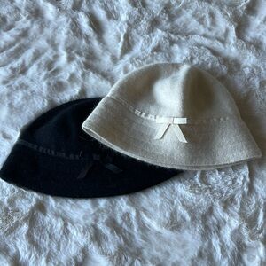 Angora/Wool winter bucket hats